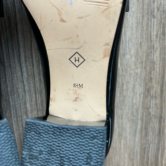 Halogen Black Patent Leather Heeled Loafers | 8.5 - Picture 6 of 9